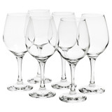 Set of 6 Stemmed Wine Glasses Gift