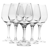 Set of 6 Stemmed Wine Glasses Gift