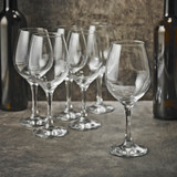 Set of 6 Stemmed Wine Glasses Gift