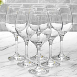 Set of 6 Stemmed Wine Glasses Gift