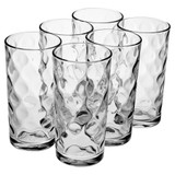 265ml Highball Glasses Honeycomb Design