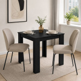 CAMDEN Melamine Dining Table with Chunky Legs