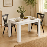 CAMDEN Melamine Dining Table with Chunky Legs