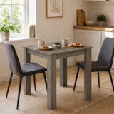 CAMDEN Melamine Dining Table with Chunky Legs