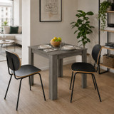 CAMDEN Melamine Dining Table with Chunky Legs