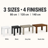 CAMDEN Melamine Dining Table with Chunky Legs