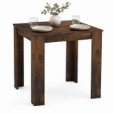 CAMDEN Melamine Dining Table with Chunky Legs