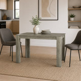 CAMDEN Melamine Dining Table with Chunky Legs