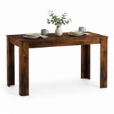 CAMDEN Melamine Dining Table with Chunky Legs