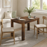 CAMDEN Melamine Dining Table with Chunky Legs