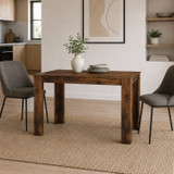 CAMDEN Melamine Dining Table with Chunky Legs