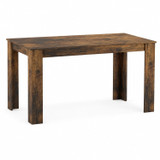 CAMDEN Melamine Dining Table with Chunky Legs