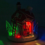 Animated Light Up Christmas Bauble House Scene
