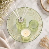 60ml Reed Diffuser & Scented Candle Set with Mirror Plate