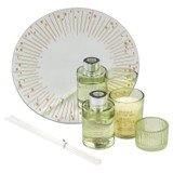 60ml Reed Diffuser & Scented Candle Set with Mirror Plate