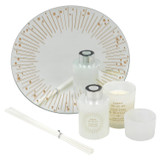 60ml Reed Diffuser & Scented Candle Set with Mirror Plate