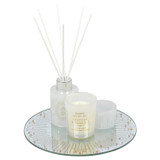 60ml Reed Diffuser & Scented Candle Set with Mirror Plate