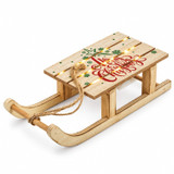 Wooden Christmas Sleigh 31cm LED Lights
