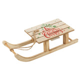 Wooden Christmas Sleigh 31cm LED Lights