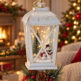 Christmas Lantern 48cm LED Festive Table Decoration