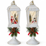Christmas Lantern 48cm LED Festive Table Decoration