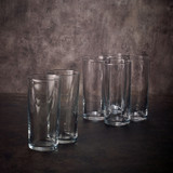Set of 6 Tall Glasses Highball Tumblers