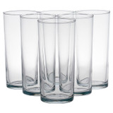 Set of 6 Tall Glasses Highball Tumblers