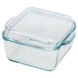 1L Glass Casserole Dish with Lid