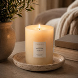 1.5l Scented Pillar Candle w/ Ribbon Bow
