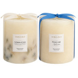 1.5l Scented Pillar Candle w/ Ribbon Bow