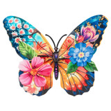 Floral Metal Butterfly Wall Art