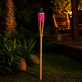 60cm Bamboo Oil Lantern Garden Torch