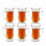 155ml Crystallin Glass Tea Mugs