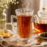 155ml Crystallin Glass Tea Mugs