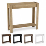 CAMDEN Hallway Console Table w/ USB Ports and Storage Shelf
