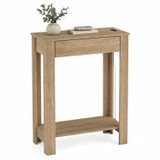 CAMDEN Hallway Console Table w/ USB Ports and Storage Shelf