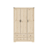3 Door 4 Drawer Shaker Wardrobe with Hanging Rail