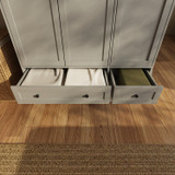 3 Door 4 Drawer Shaker Wardrobe with Hanging Rail