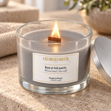 24oz 100 hour Scented Wax Candle Glass Jar Metal Lid