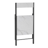 Folding Dining Chairs with Framed Panel Seat