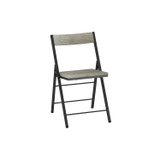 Folding Dining Chairs with Framed Panel Seat