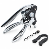 Lever Wine Corkscrew Foil Cutter Opener