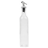 500ml Clear Glass Oil & Vinegar Bottle w/ Pourer Spout