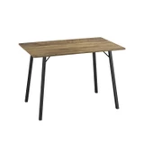 Rectangular Dining Table with Splayed Black Legs