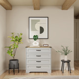 Freestanding Panelled Chest of Drawers