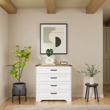 Freestanding Panelled Chest of Drawers