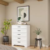 Freestanding Panelled Chest of Drawers