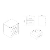 Freestanding Panelled Chest of Drawers
