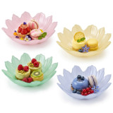 270ml Glass Flower Petal Serving Bowls