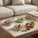 270ml Glass Flower Petal Serving Bowls